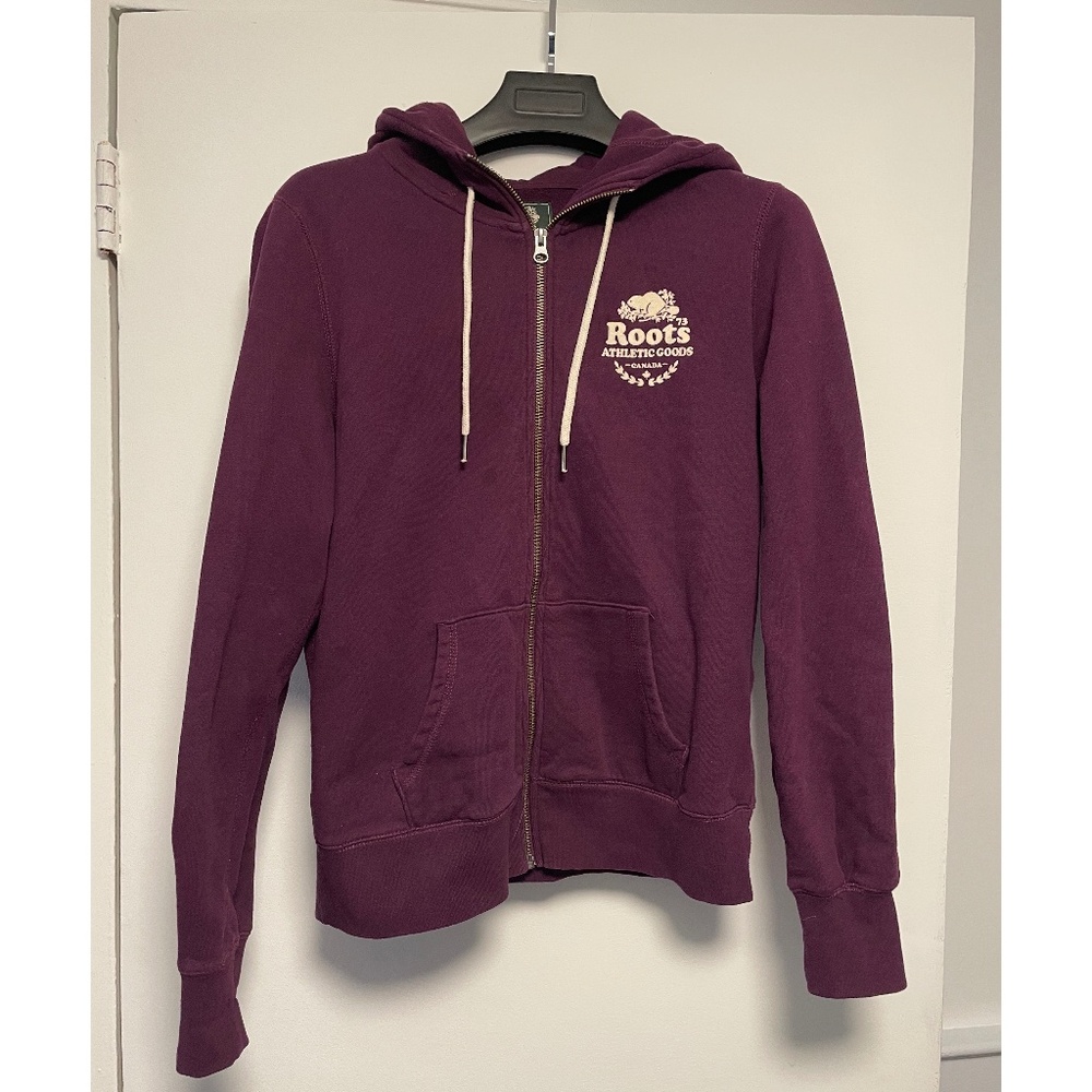 Vintage Canada Roots Zip Up Hoodie - Women's Size: Medium
